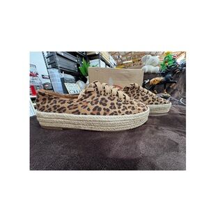 Bonnabel Leopard Print Espadrille Sneakers 10